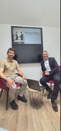 Roland és Győző, a ProcurePro társalapítói